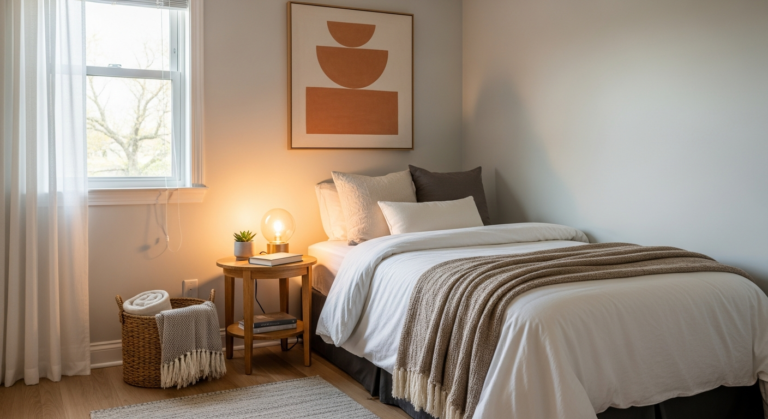 15 Simple Bedroom Ideas for Small Rooms That Feel Warm & Clutter Free
