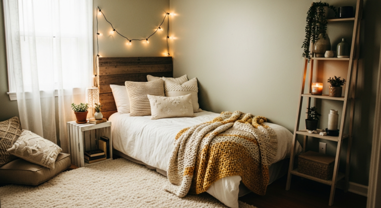 22 Cheap & Cozy Bedroom Ideas for Small Rooms – DIY Decor That Feels Like a Hug