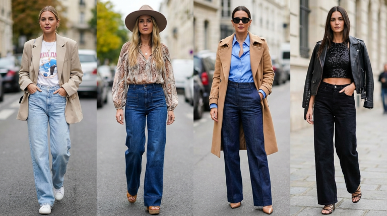 4 Wide Leg Jean Outfit Formulas That Will Turn Heads