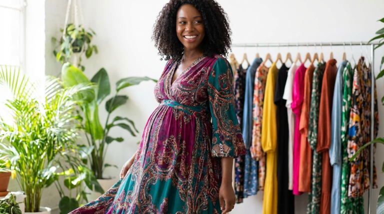 11 Stunning Outfits for Black Expectant Mamas