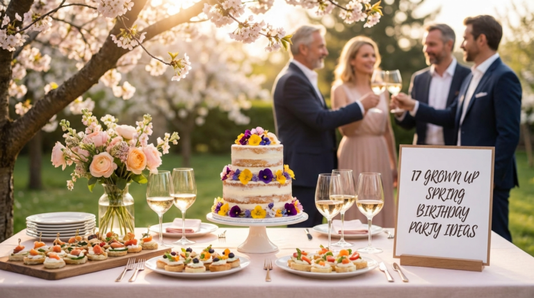 17 Grown Up Spring Birthday Party Ideas for Adults