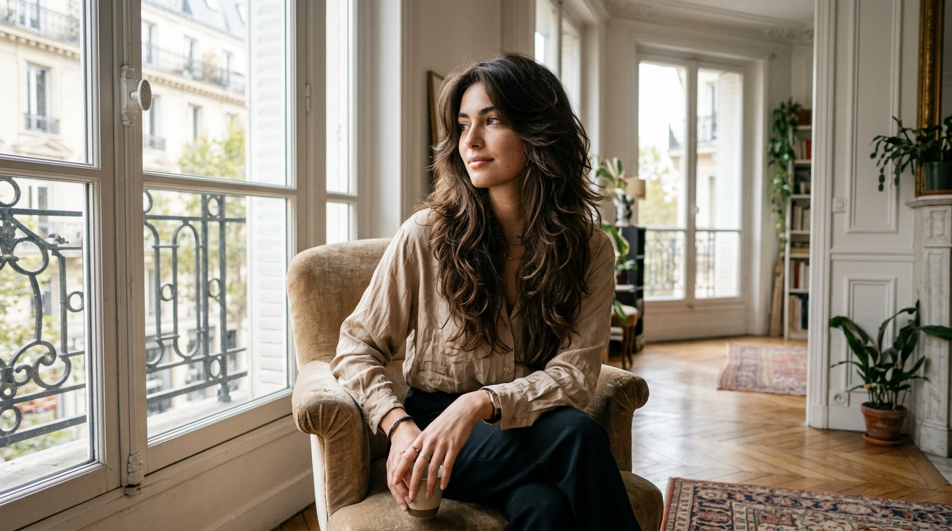 How to Style a Long Wolf Cut for Effortless Texture and Volume?