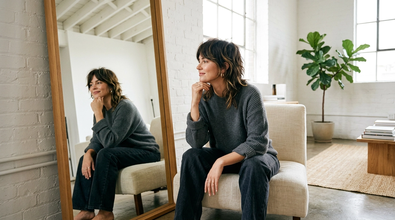 How to Style a Wolf Cut Without Heat – Effortless Guide to Messy Volume