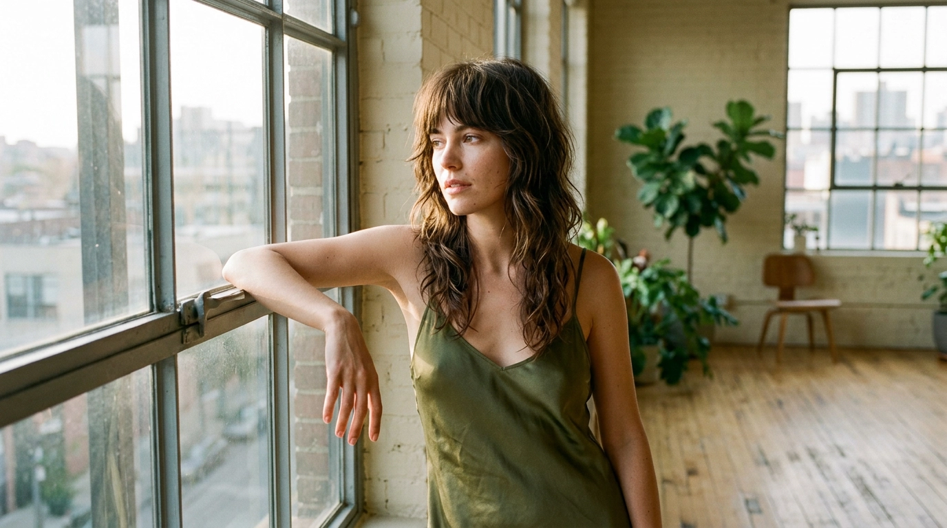 How to Style a Wolf Cut with a Flat Iron for a Polished Shag?