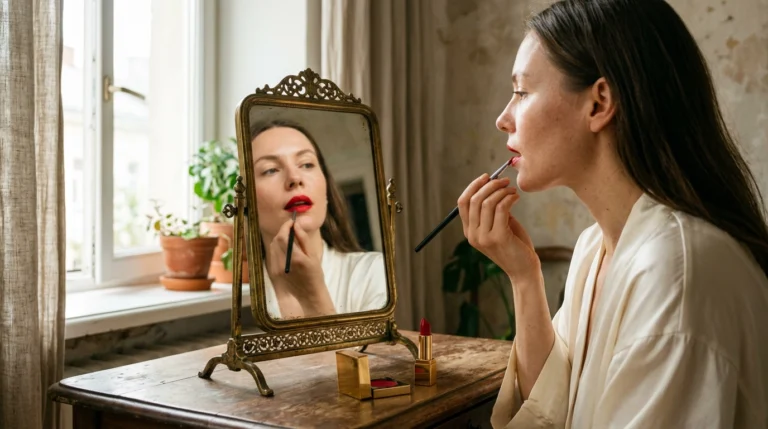 Red Lipstick Application Secrets for Sharp Editorial Edges