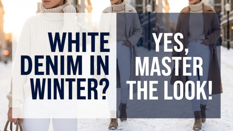 Can You Wear White Denim in Winter? Yes, and Here’s How to Master It!