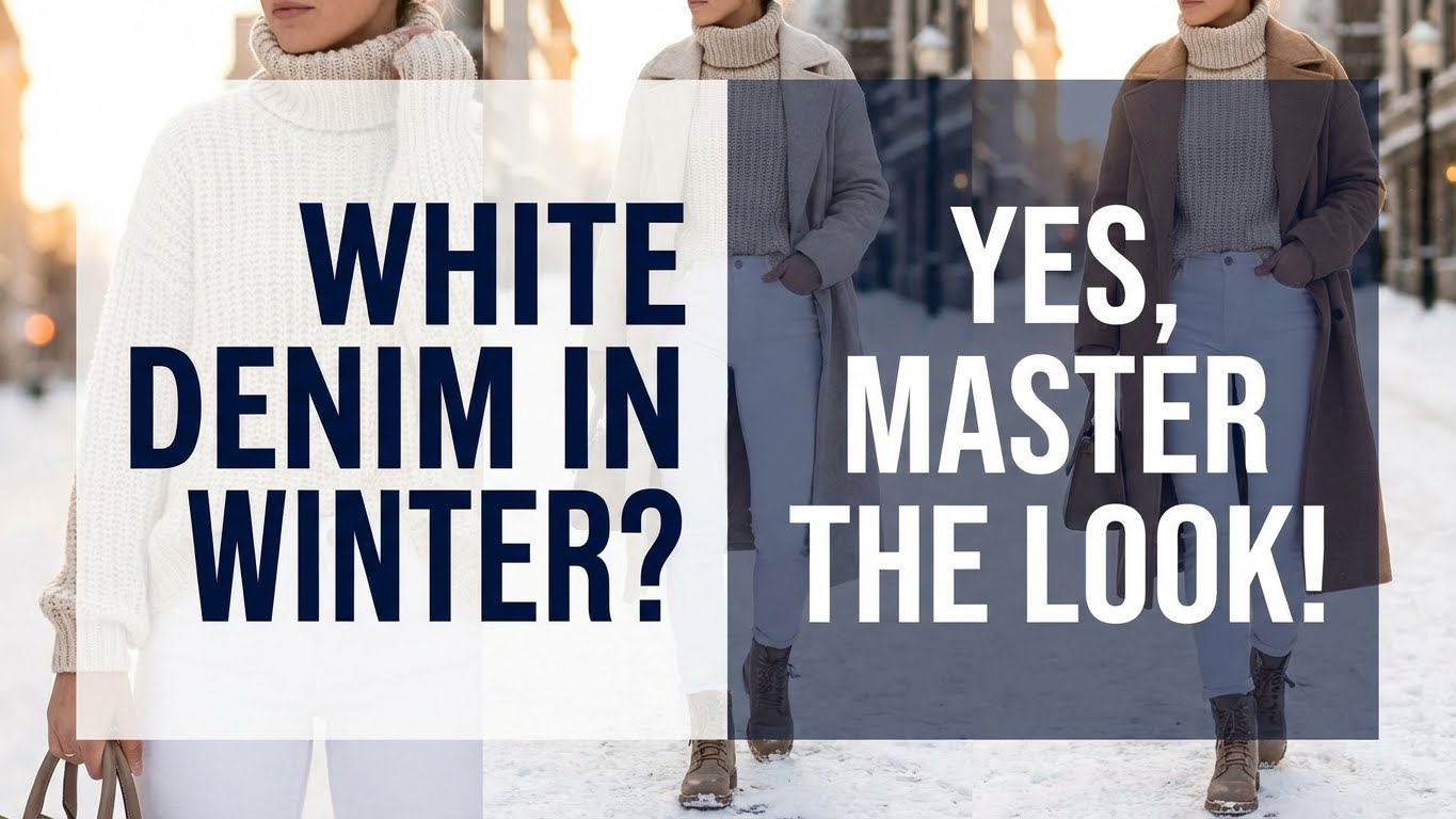 Can You Wear White Denim in Winter? Yes, and Here’s How to Master It!