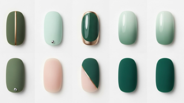 7 Minimalist Green Nail Looks That Scream Quiet Luxury