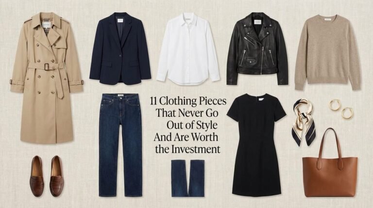 11 Clothing Pieces That Never Go Out of Style And Are Worth the Investment