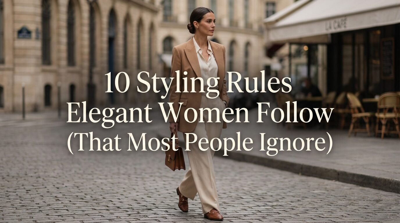 10 Styling Rules Elegant Women Follow (That Most People Ignore)